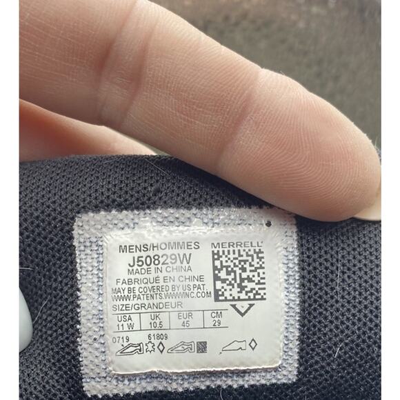 MERRELL WIDE WIDTH “Accentor 3” Men’s Hiking Boot Size 11W Dark Brown Waterproof - Picture 6 of 12